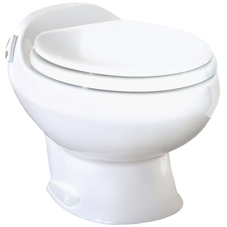 Thetford Thetford 19771 Aria Deluxe II Electric Flush RV Toilet - Low, White 19771